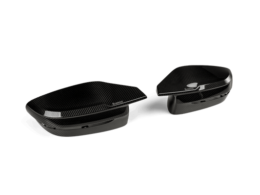 Coque de retroviseur en carbone noir brillant Akrapovic WM-BM/CA/4/G