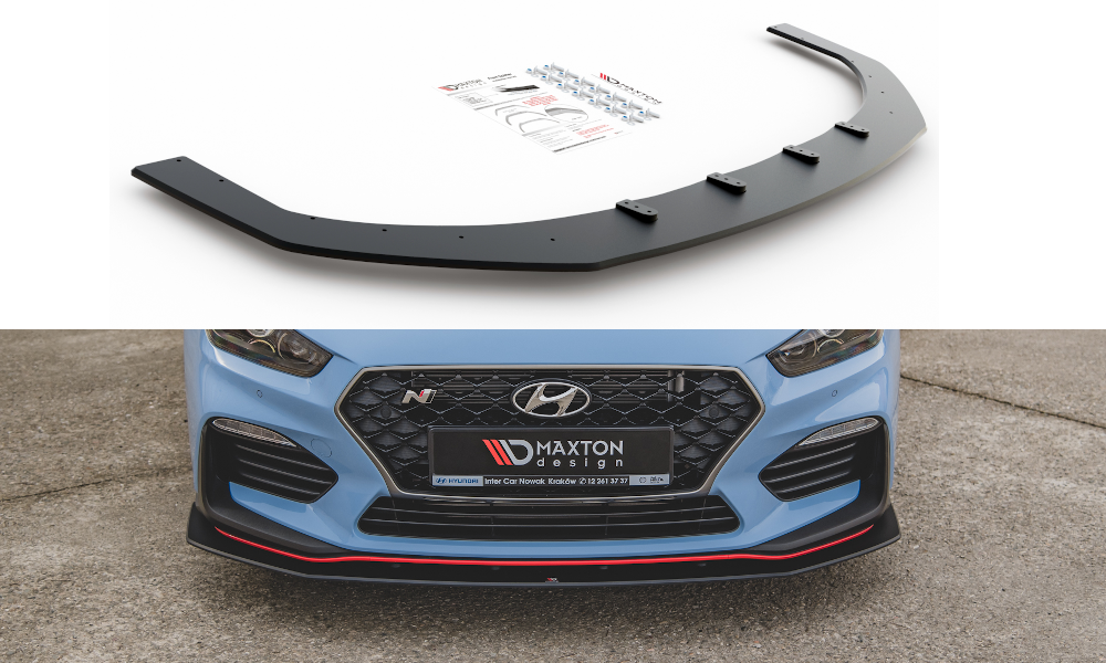 Sport Durabilité Lame Du Pare-Chocs Avant Hyundai I30 N Mk3 Hatchback / Fastback HYI303NCNC-FD2BRB