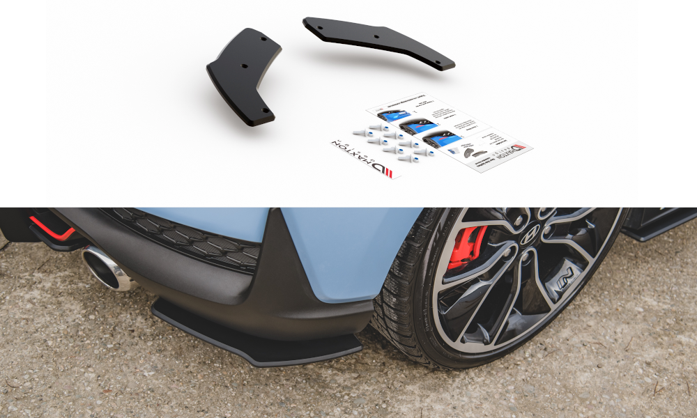 Sport Durabilité Lame Du Pare Chocs Arriere Hyundai I30 N Mk3 Hatchback HYI303NCNC-RSD2BRB