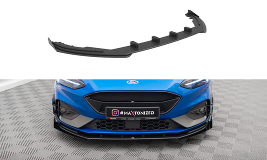Sport Durabilité Lame Du Pare-Chocs Avant + Flaps Ford Focus ST / ST-Line Mk4 FOFO4STCNC-FD1B+FSF1G