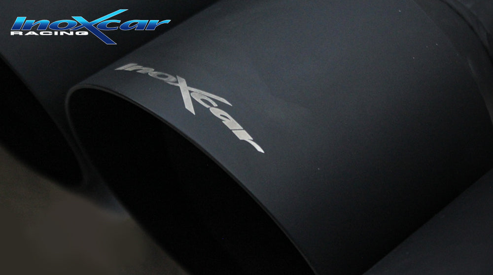 Silencieux arrière à valve Inoxcar VALV.SUPRA.02.114CBLACK