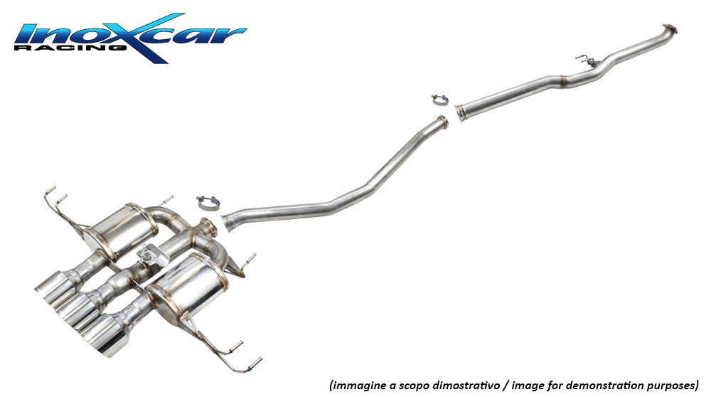 Catback à valve Inoxcar CATBACK.HOCI.14.114R