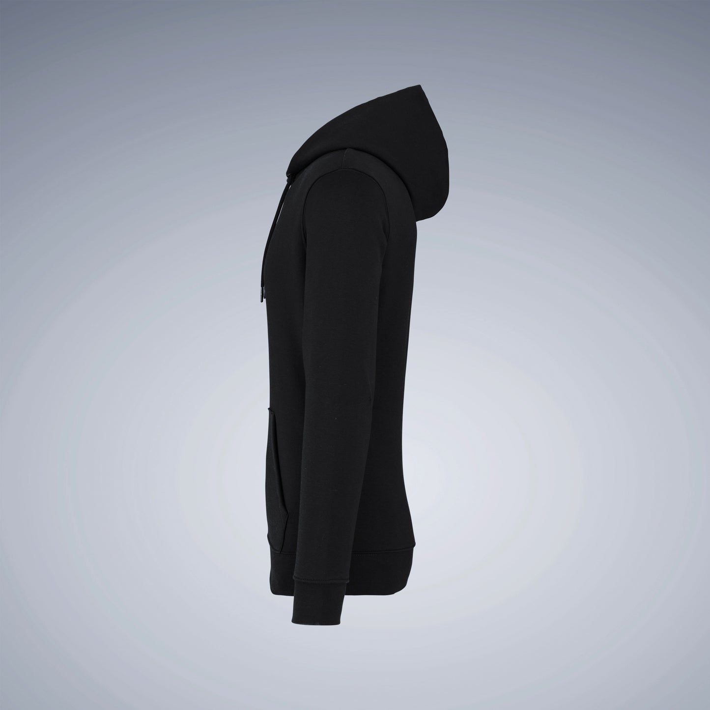 HOODIE NOIR IMPRIME DOS BANDE NOIR SHIFTECH