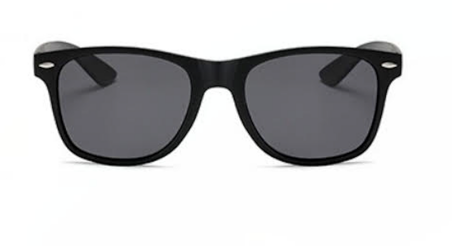 LUNETTES SOLAIRE NOIR VERRES NOIR SHIFTECH ROUGE