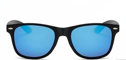 LUNETTES SOLAIRE NOIR VERRES BLEU SHIFTECH BLANC - UNISEXE