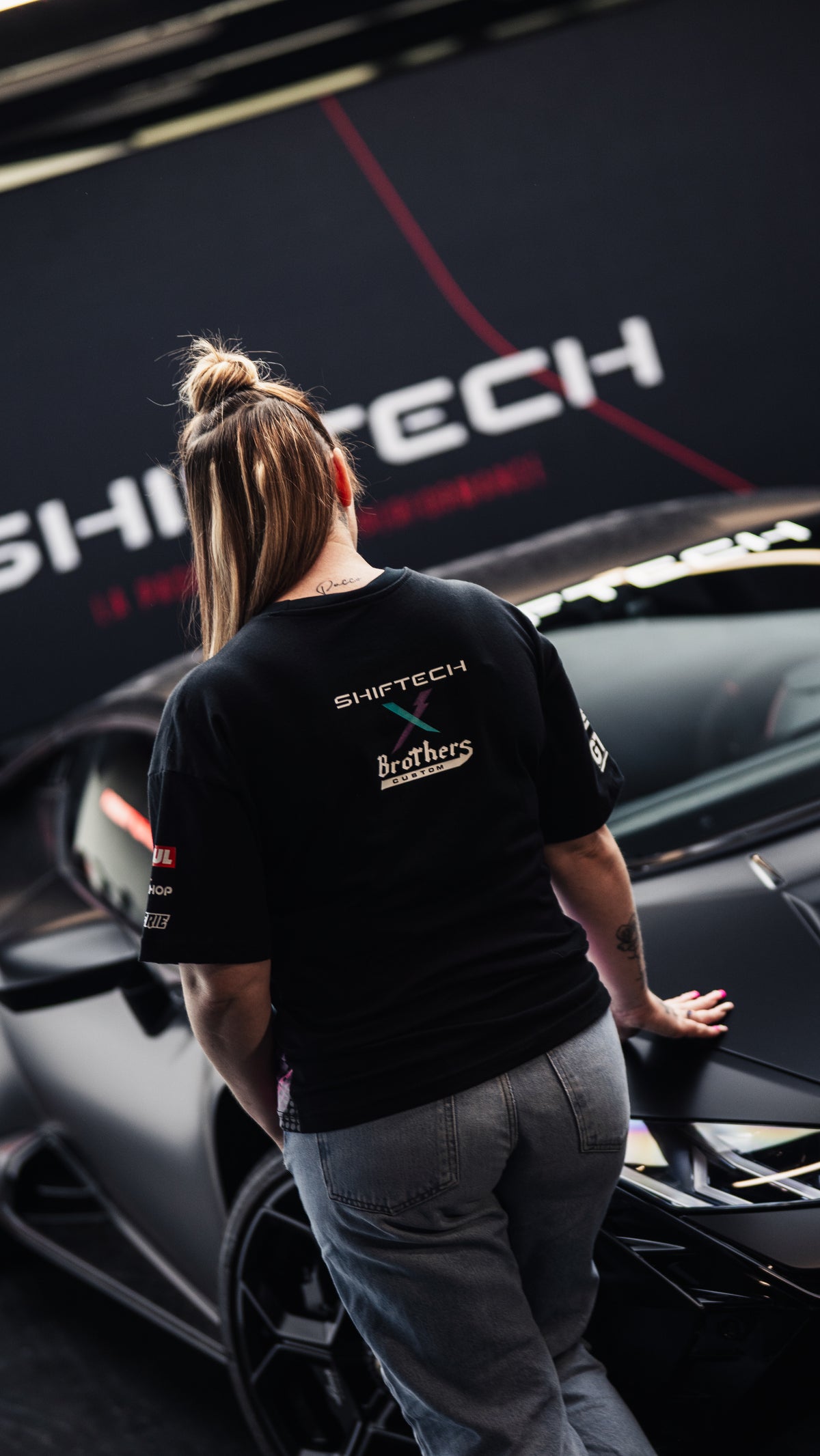 T-SHIRT NOIR TEAM DRIFT