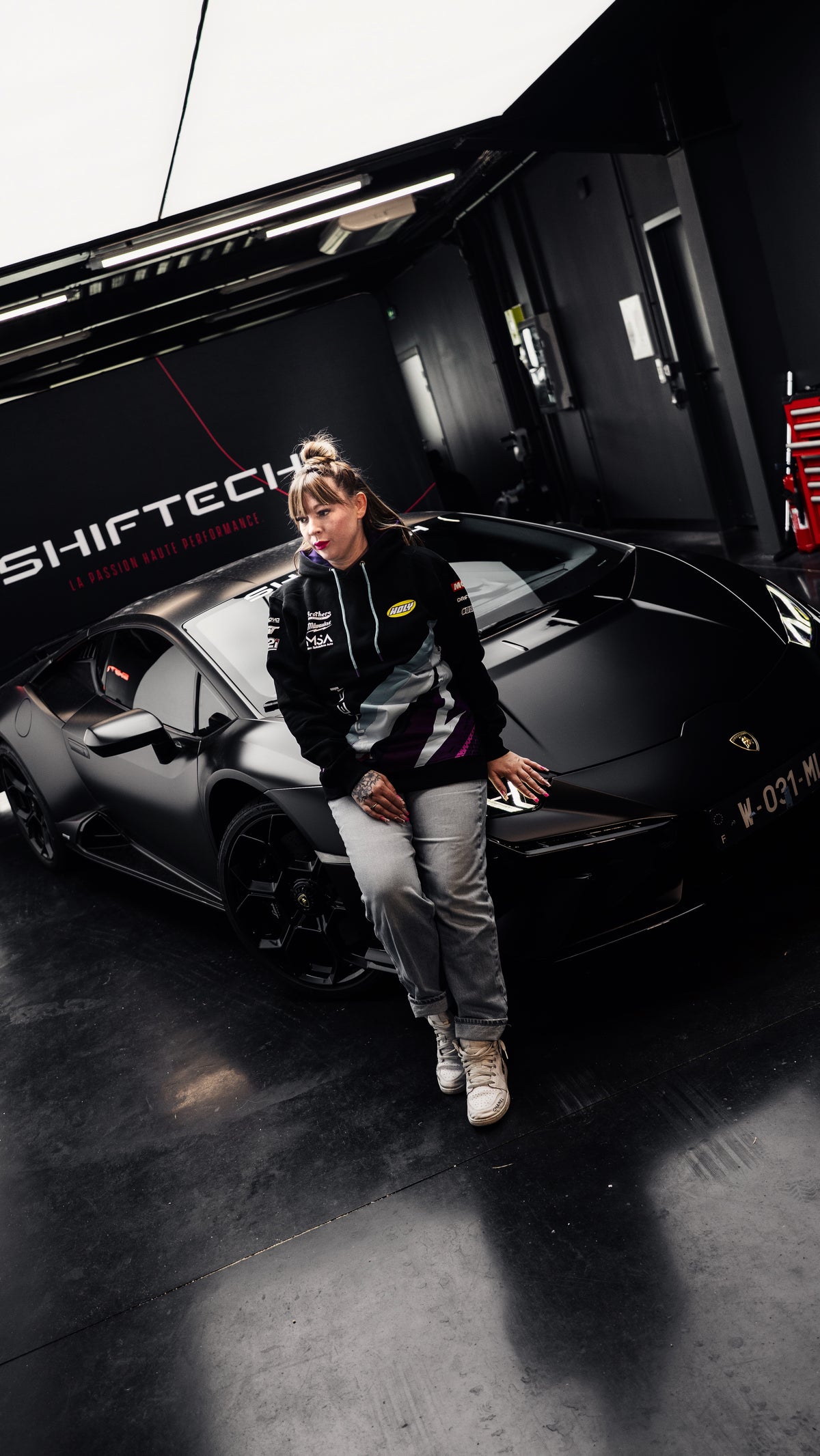 HOODIES NOIR TEAM DRIFT