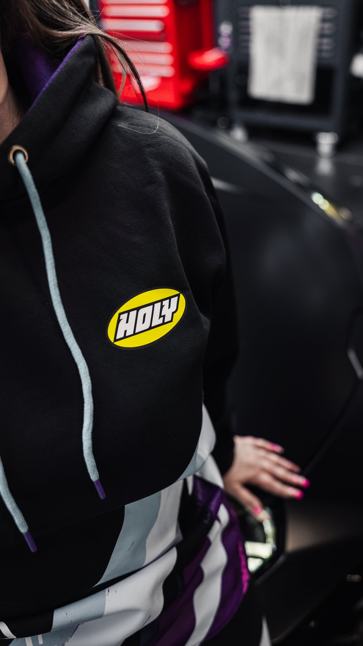 HOODIES NOIR TEAM DRIFT