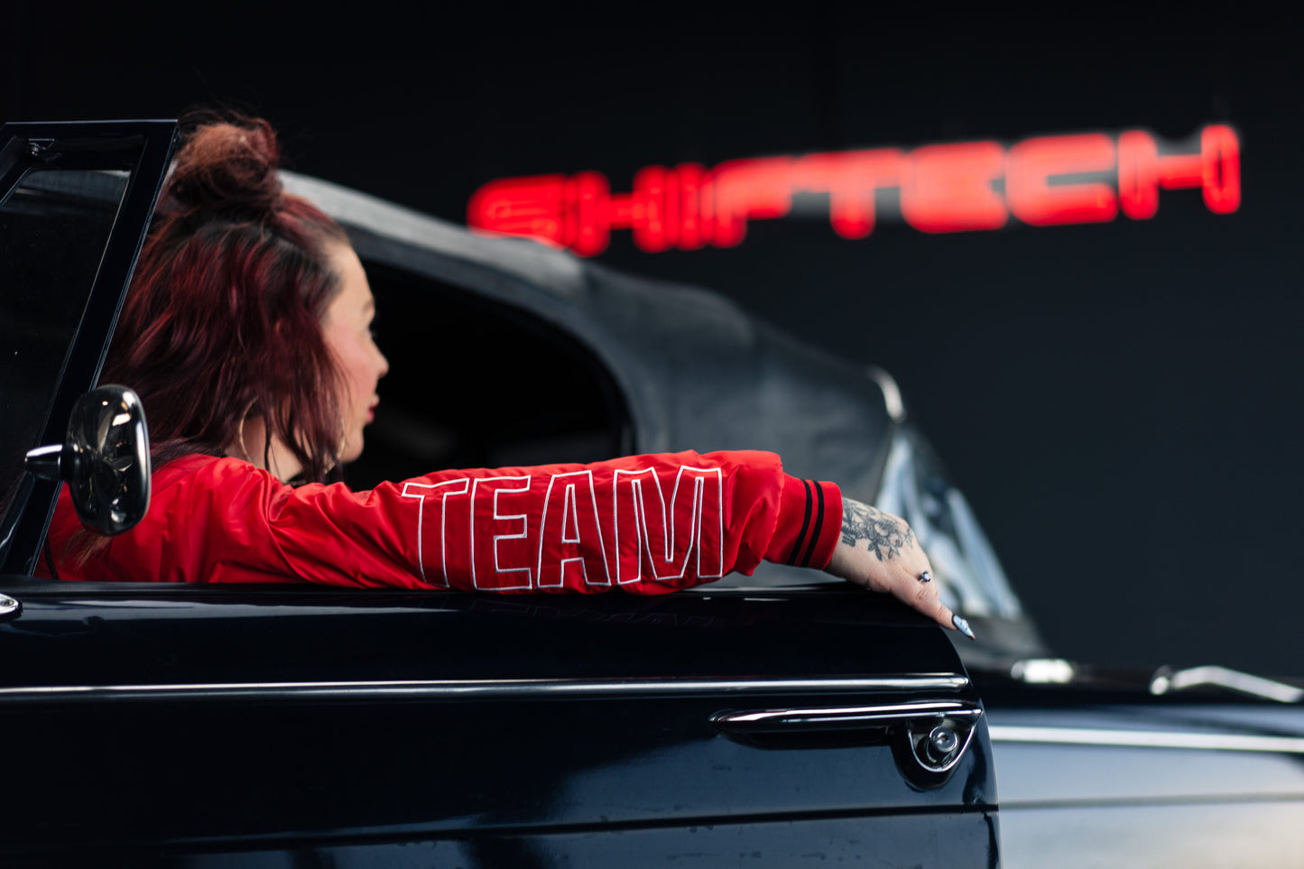 BOMBERS REVERSIBLE SHIFTECH RACING ROUGE ET NOIR