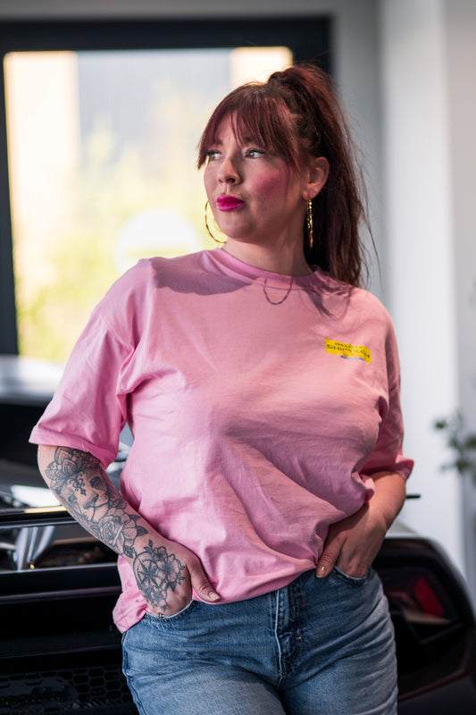 T-shirt manches courtes rose drift SHIFTECH X BTHX - Unisexe