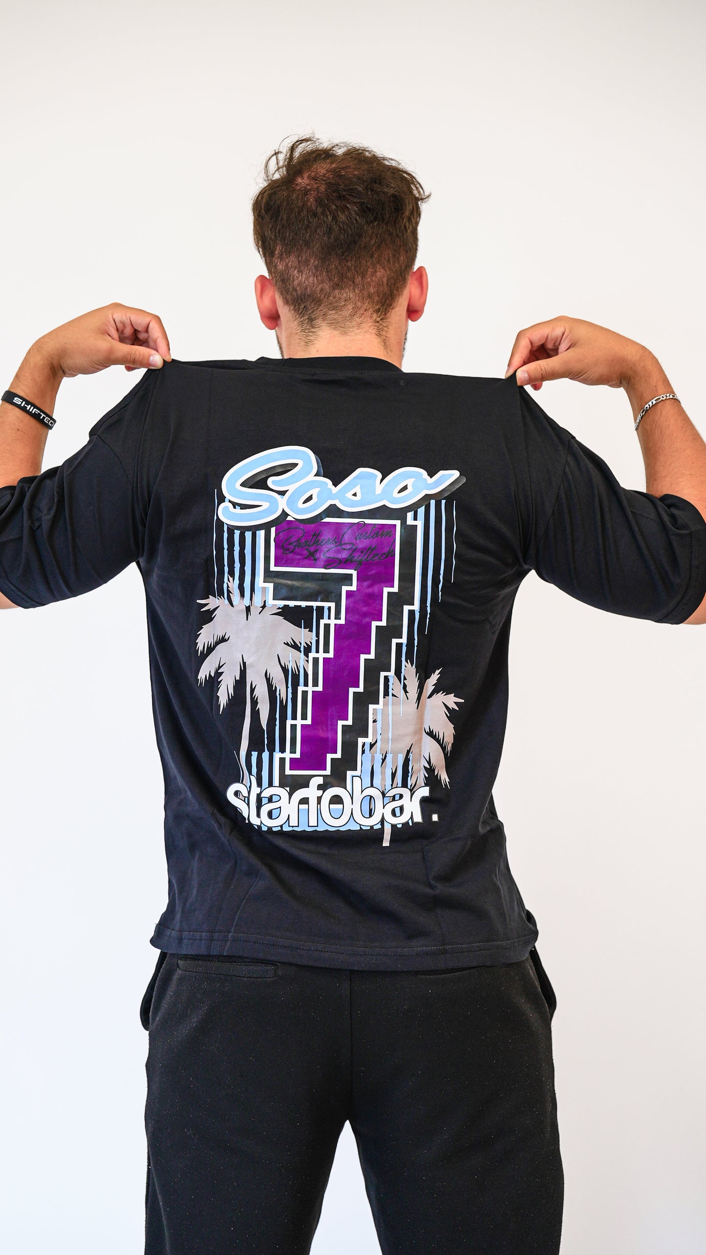 T-SHIRT SHIFTECH DRIFT NOIR SOSO - UNISEXE