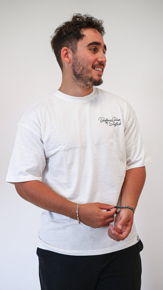 T-SHIRT SHIFTECH DRIFT BLANC SOSO  - UNISEXE