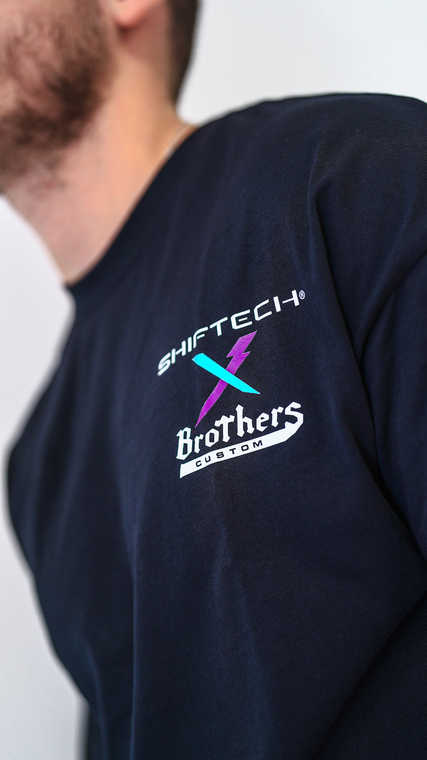 T-SHIRT NOIR DRIFT SHIFTECH X BROTHERS