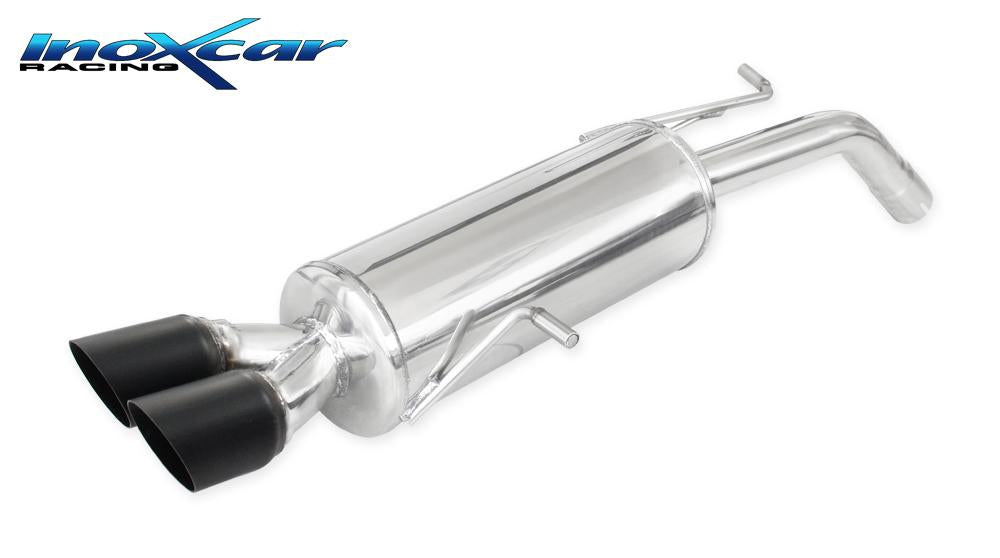 Silencieux arrière inoxcar PE207.02.80CBLACK