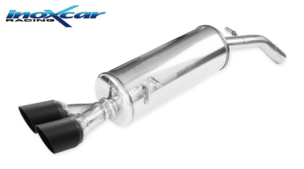 Silencieux arrière inoxcar PE208.01.80CBLACK