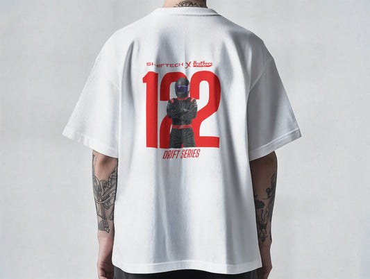 T-SHIRT OFFICIEL SHIFTECH DRIFT SERIES BLANC
