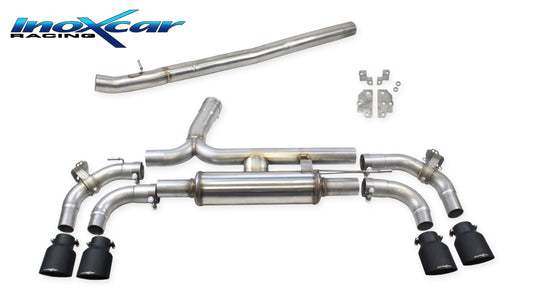Silencieux arriere à valve inoxcar VALV.BMF70.01.10CBLACK