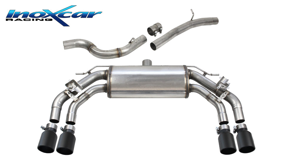Catback à valve Inoxcar VALV.FORM.03.XR90BLACKMATT