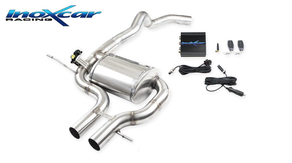 Arrière central + vanne + télécommande Inoxcar VALV.REME.01