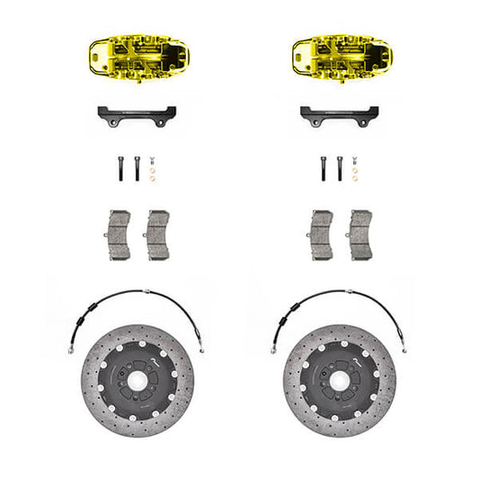 Kit de freins 355mm Racing Line Jaune VWR651002-YEL
