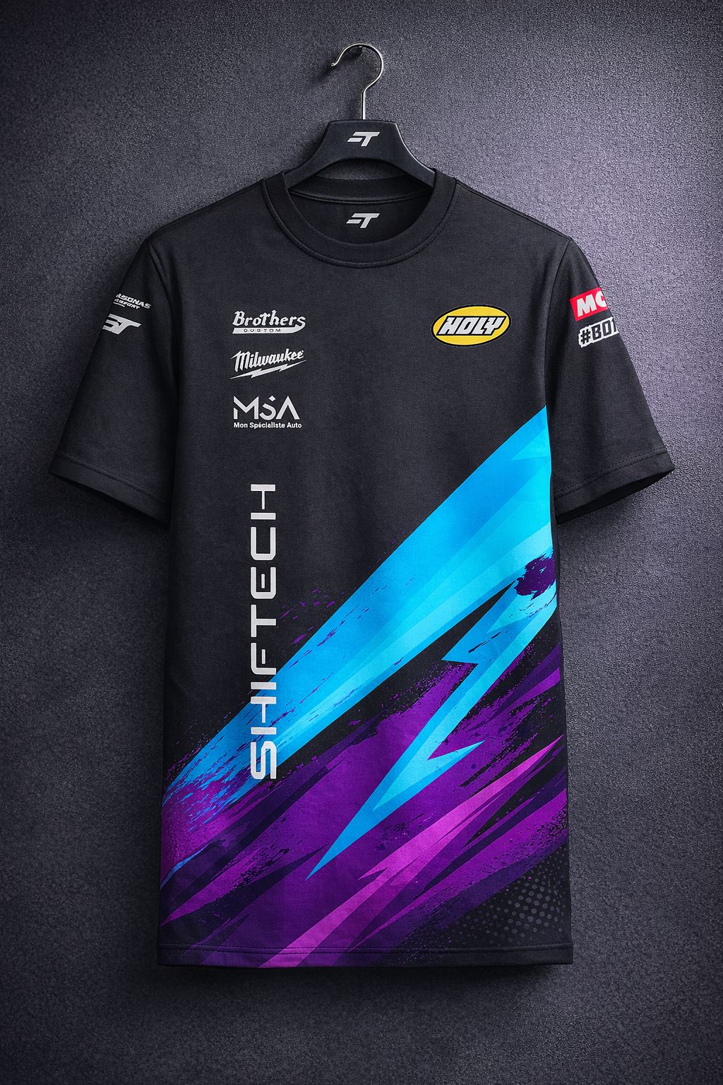 T-SHIRT NOIR TEAM DRIFT