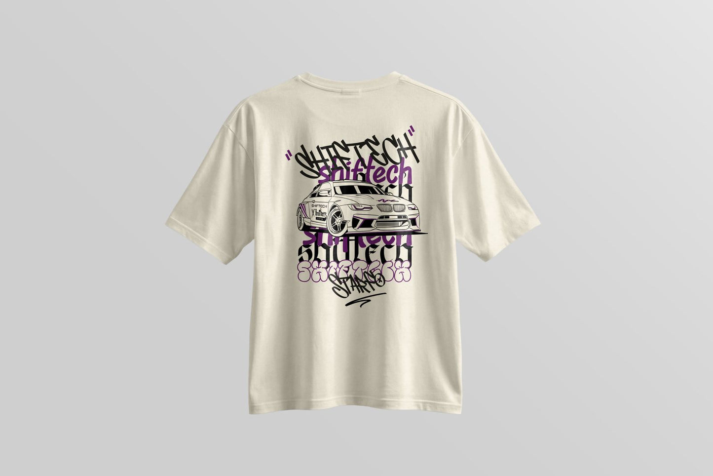 T-SHIRT SHIFTECH X STARFOBAR BEIGE