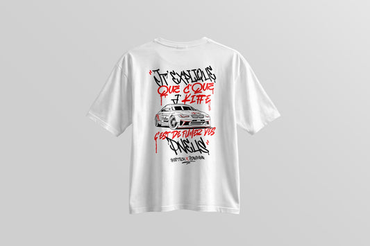T-SHIRT SHIFTECH X STARFOBAR BLANC