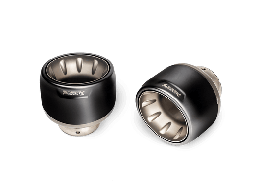 Embouts en titane noir Akrapovic AKRA/TP-T/S/28