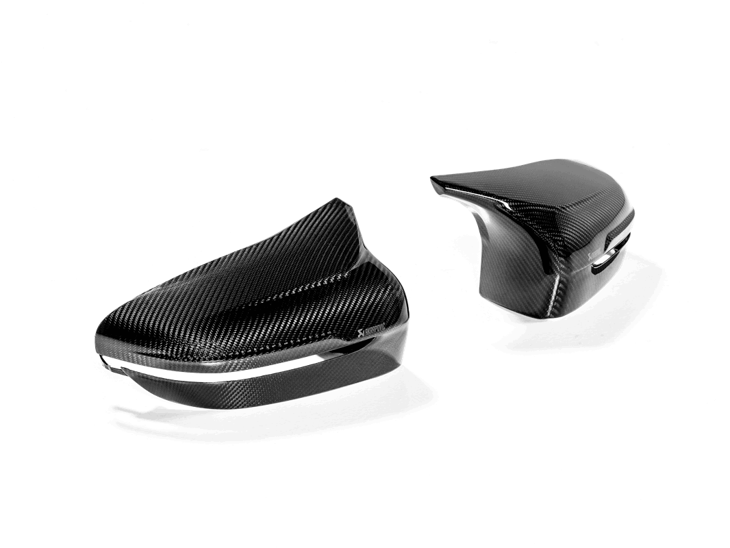 Coque de retroviseur en carbone noir brillant Akrapovic WM-BM/CA/3/G