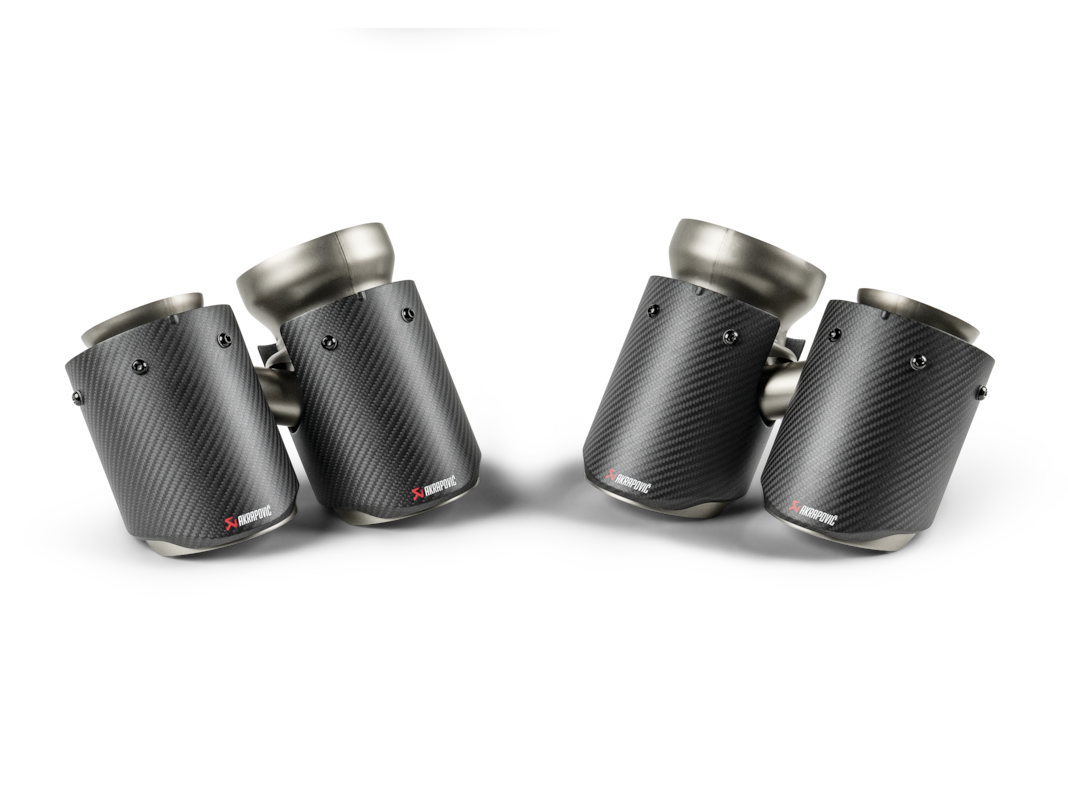 Embouts en carbone Akrapovic TP-CT/78