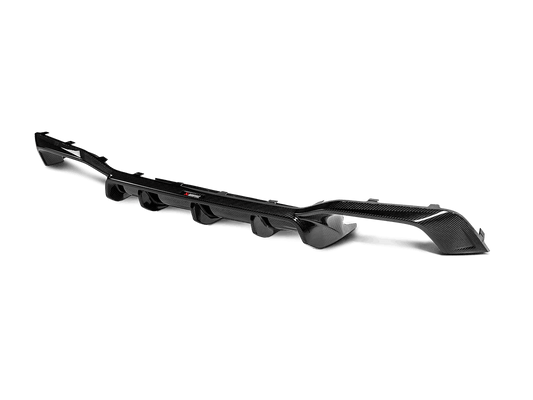 Diffuseur en carbone noir brillant Akrapovic DI-BM/CA/6