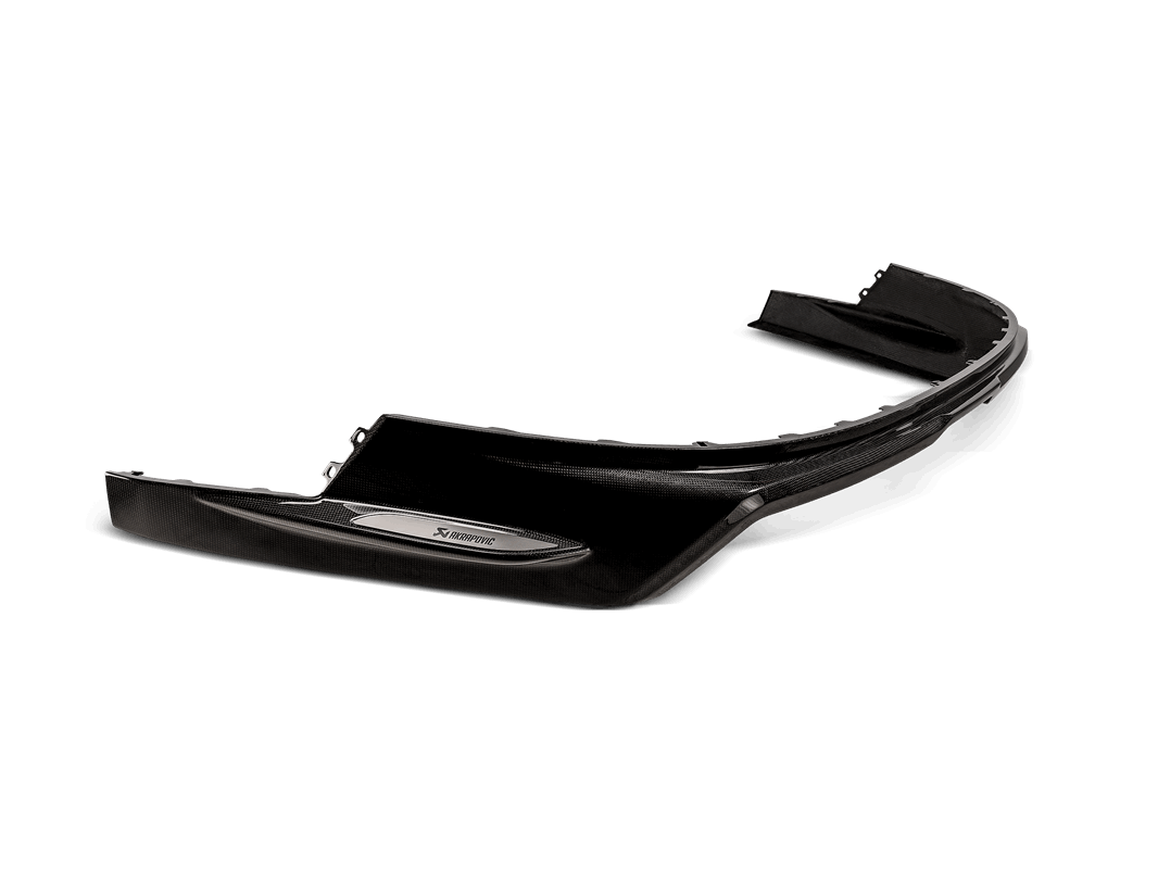 Diffuseur en carbone noir brillant Akrapovic DI-PO/CA/9/G