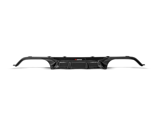 Diffuseur en carbone noir brillant Akrapovic DI-BM/CA/4/G