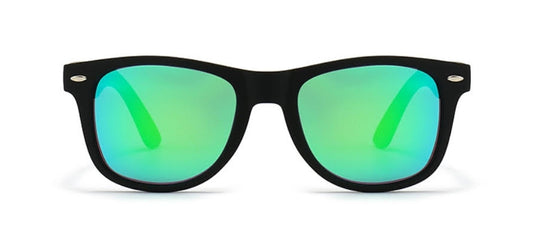 LUNETTES SOLAIRE NOIR VERRES VERT SHIFTECH BLANC - UNISEXE