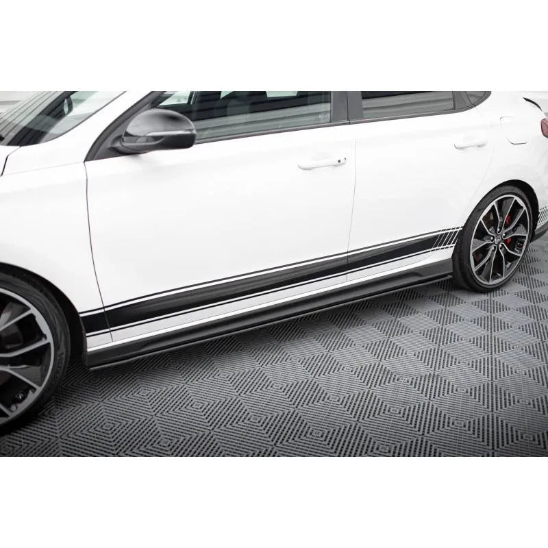 Sports Durabilité Rajouts Des Bas De Caisse V.1 Hyundai I30 N Mk3 / Mk3 FL Hatchback / Fastback HYI303NCNC-SD2BRB