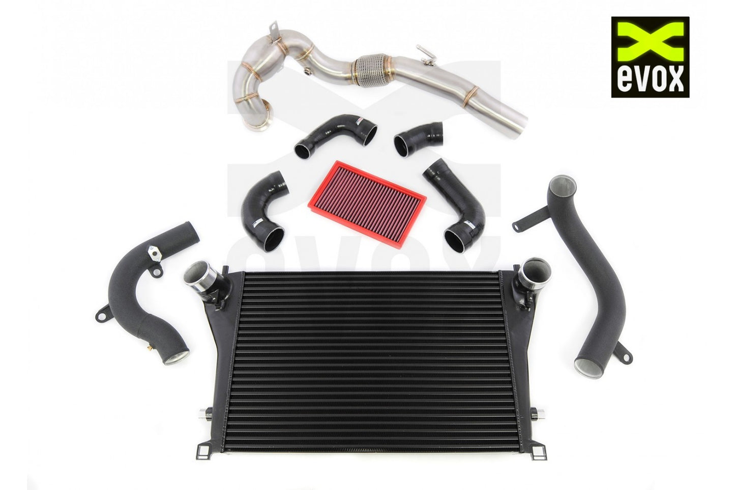 Pack Performance "Stage 2" by EVOX VW Golf 7 R Avec Durites "Big Pack" + Filtre à air BMC