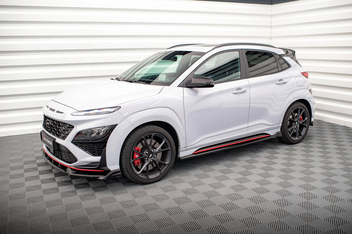 Rajouts Des Bas De Caisse V.1 + Flaps Hyundai Kona N Mk1 HY-KO-1-N-SD1G+SF1B