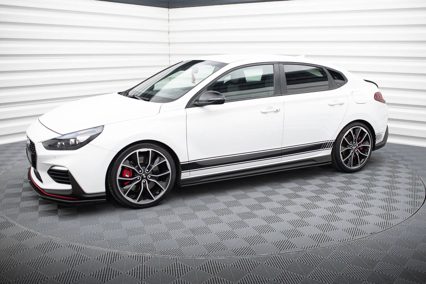 Sports Durabilité Rajouts Des Bas De Caisse V.1 Hyundai I30 N Mk3 / Mk3 FL Hatchback / Fastback HYI303NCNC-SD2B