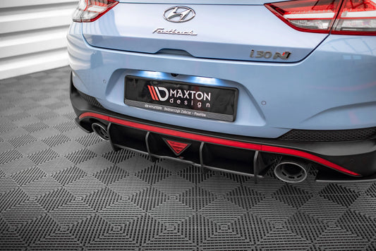 Street Pro Central Diffuseur Arriere Hyundai I30 N Fastback Mk3 Facelift HYI303NFBCNC-RS1B+BRBI