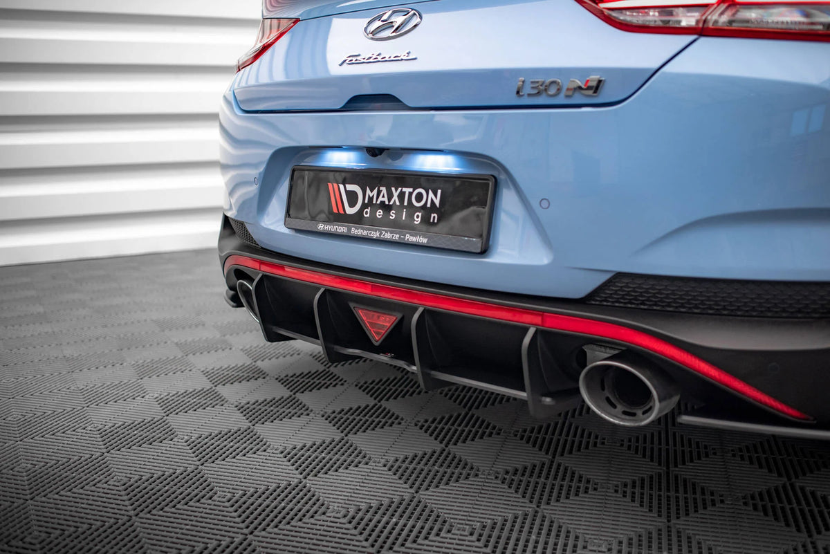 Street Pro Central Diffuseur Arriere Hyundai I30 N Fastback Mk3 Facelift HYI303NFBCNC-RS1B+BRBI