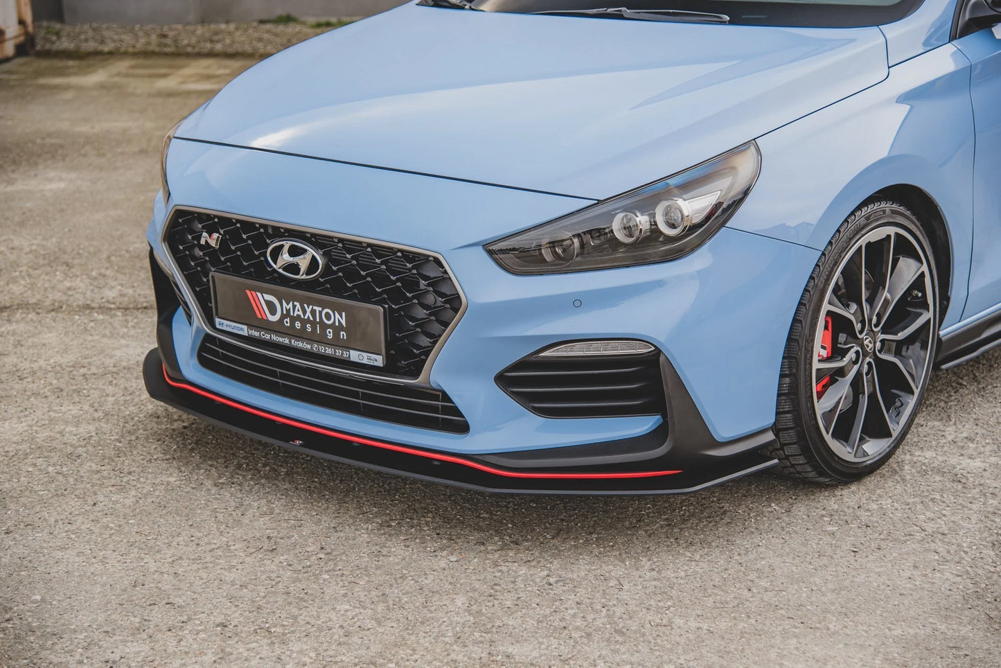 Sport Durabilité Lame Du Pare-Chocs Avant Hyundai I30 N Mk3 Hatchback / Fastback HYI303NCNC-FD2B