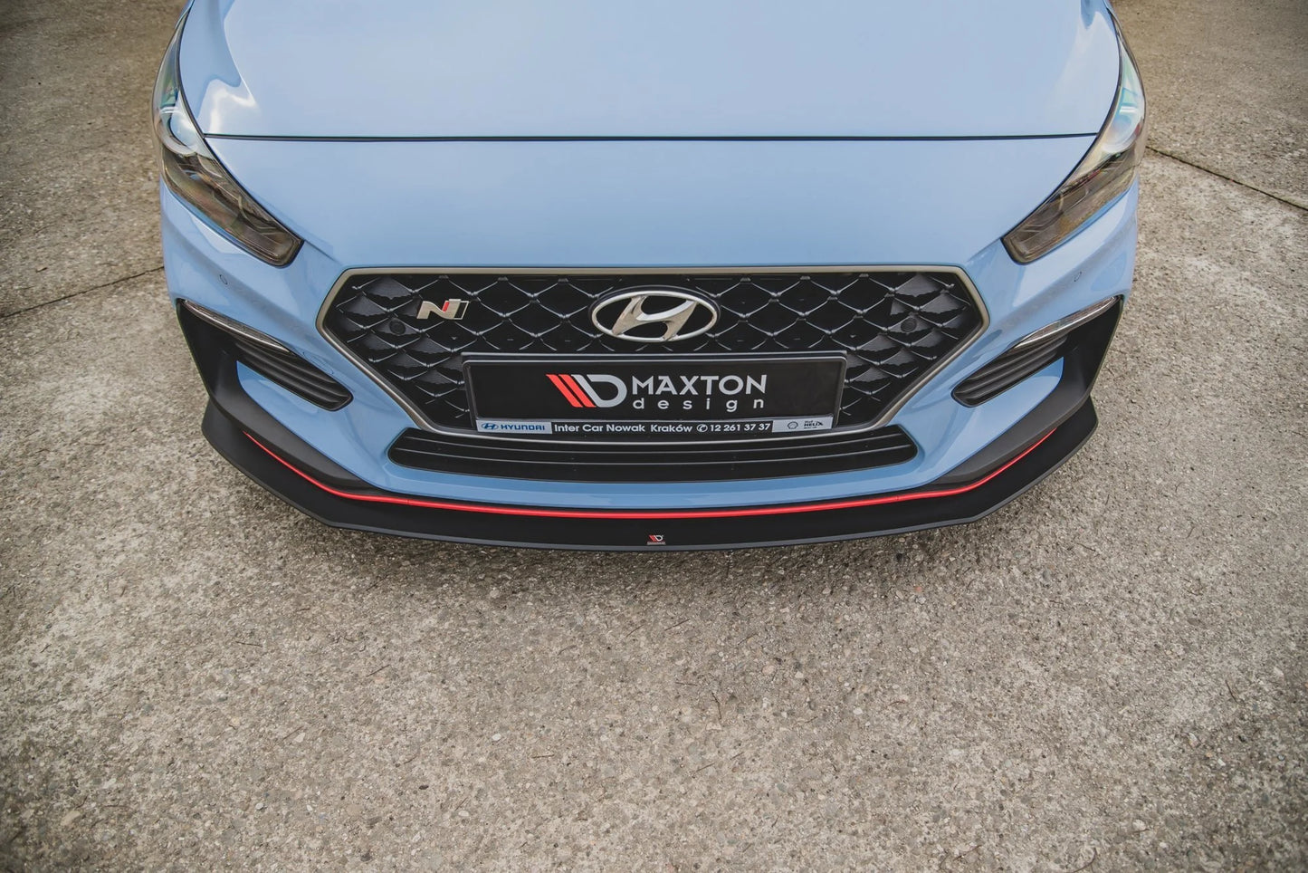 Sport Durabilité Lame Du Pare-Chocs Avant Hyundai I30 N Mk3 Hatchback / Fastback HYI303NCNC-FD2B
