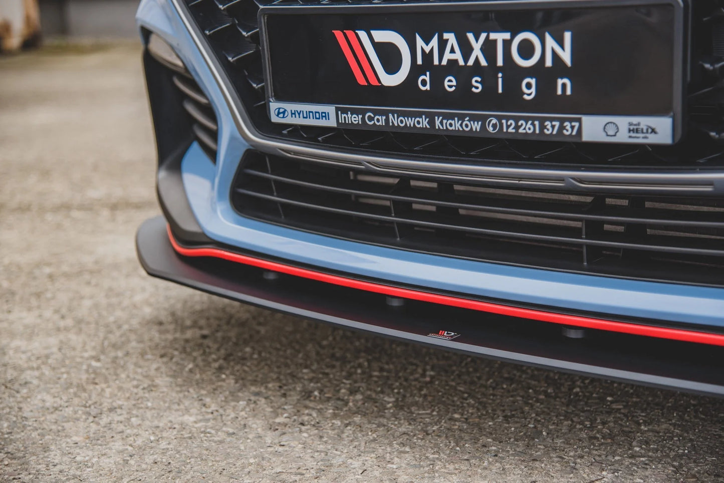 Sport Durabilité Lame Du Pare-Chocs Avant Hyundai I30 N Mk3 Hatchback / Fastback HYI303NCNC-FD2B