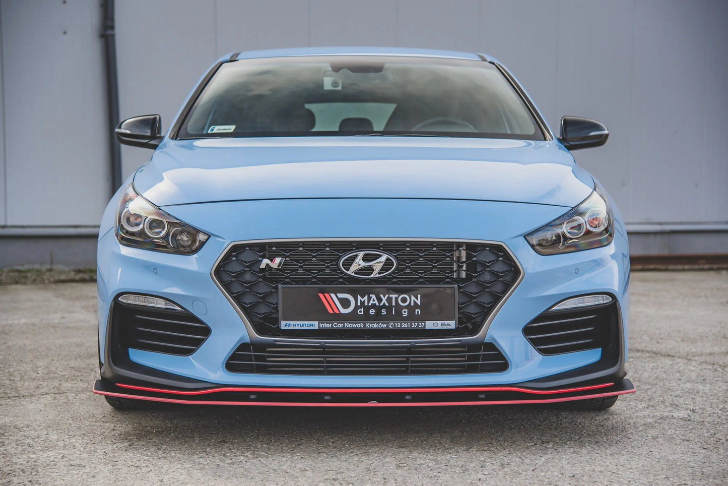Sport Durabilité Lame Du Pare-Chocs Avant Hyundai I30 N Mk3 Hatchback / Fastback HYI303NCNC-FD2B