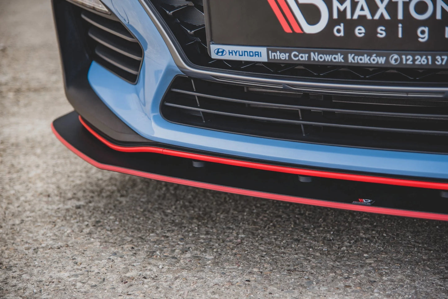 Sport Durabilité Lame Du Pare-Chocs Avant Hyundai I30 N Mk3 Hatchback / Fastback HYI303NCNC-FD2B