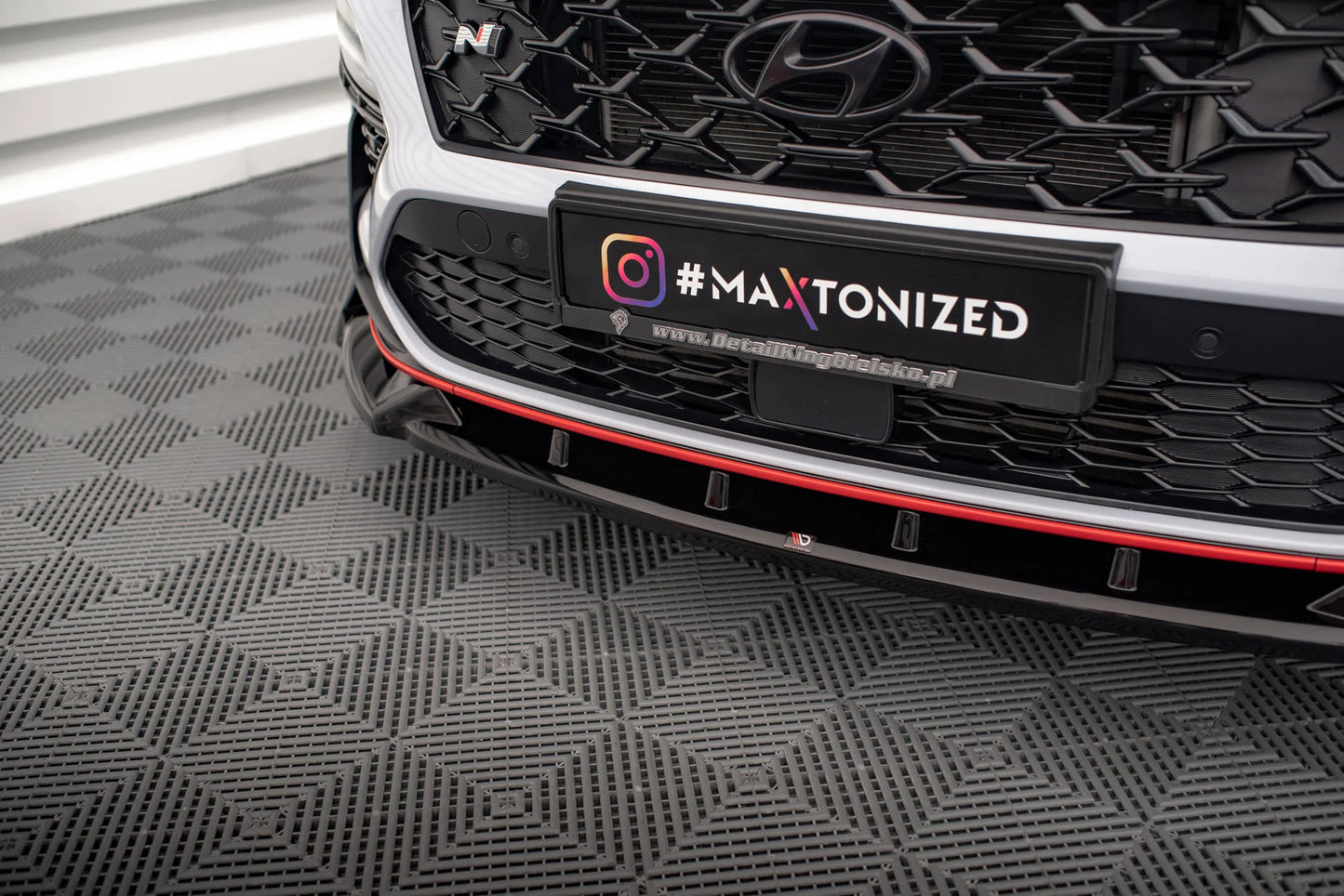 Lame Du Pare-Chocs Avant V.1 Hyundai Kona N Mk1 HY-KO-1-N-FD1G