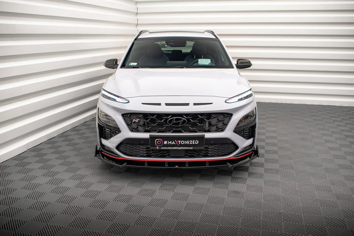 Lame Du Pare-Chocs Avant V.2 + Ailerons Hyundai Kona N Mk1 HY-KO-1-N-FD2G+FSF1B