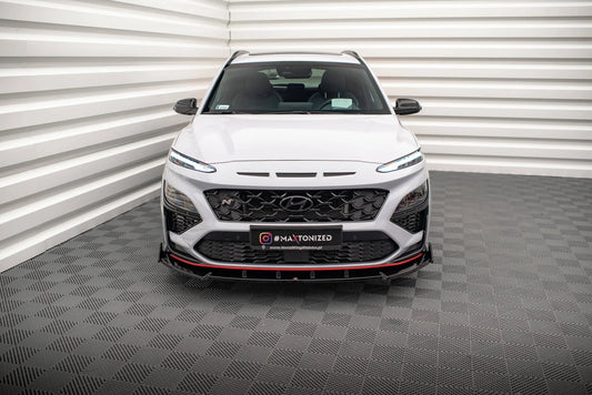 Lame Du Pare-Chocs Avant V.2 + Ailerons Hyundai Kona N Mk1 HY-KO-1-N-FD2G+FSF1B