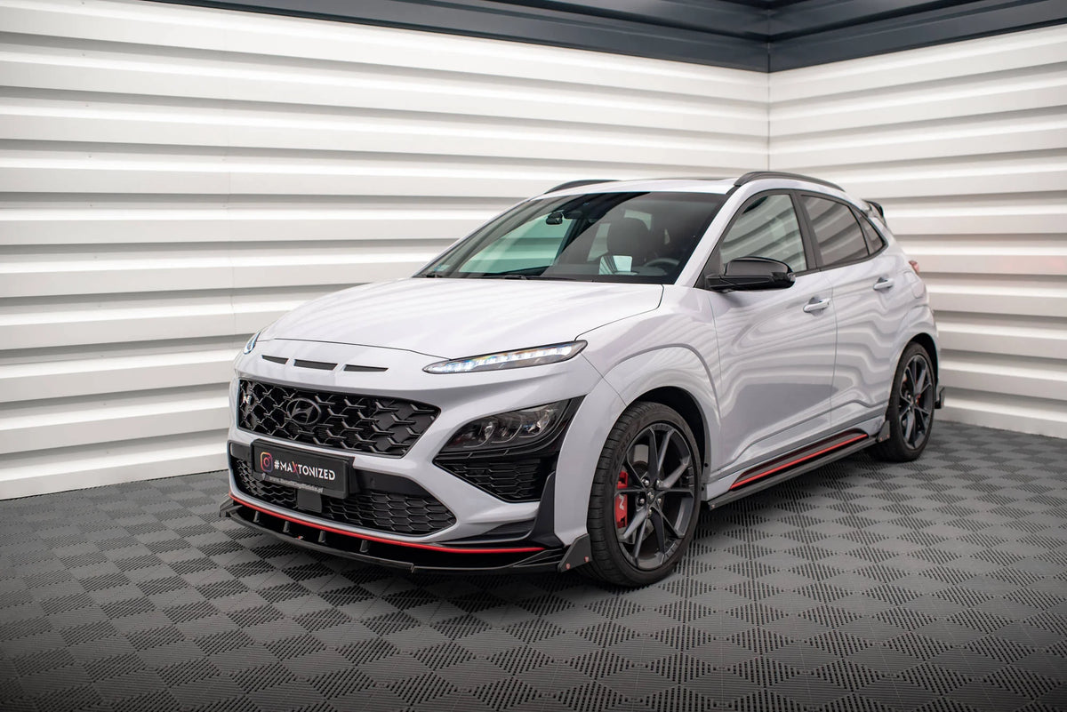 Lame Du Pare-Chocs Avant V.2 + Ailerons Hyundai Kona N Mk1 HY-KO-1-N-FD2G+FSF1B