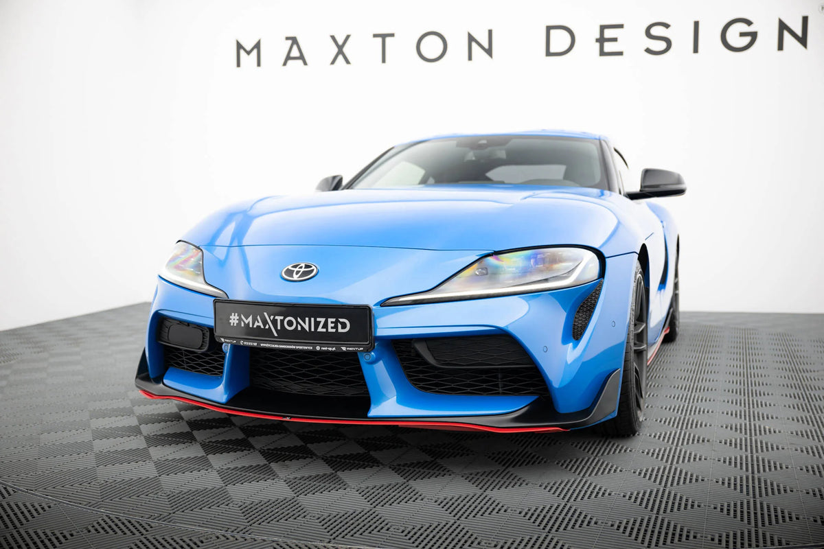 Lame du pare-chocs avant / Splitter V.3 Toyota Supra Mk5 TO-SU-5-FD3RED